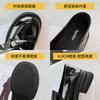 Augustine Loafers Women's Spring 2025 New Retro British Style Japanese Black Glossy Jk Small Leather Shoes
