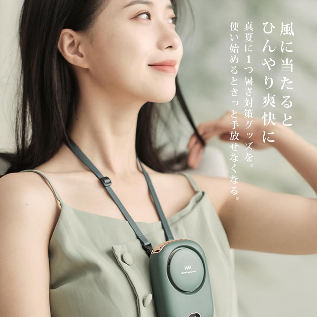 Latest Neck USB Waist Large 8 Hours of 3 Speed LED Handy Neck Heatstroke Fireworks and More [2025 Model] Fan, Portable, Rechargeable, Desktop, Neck,