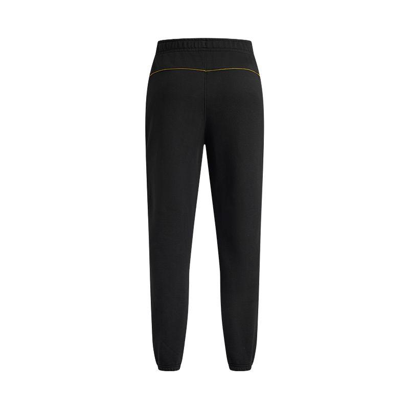 Under Armour UA CNY Casual Sports Series Fashion Simple Loose Warm Knitted Sports Pants Men Bottoms Black 6006008-001