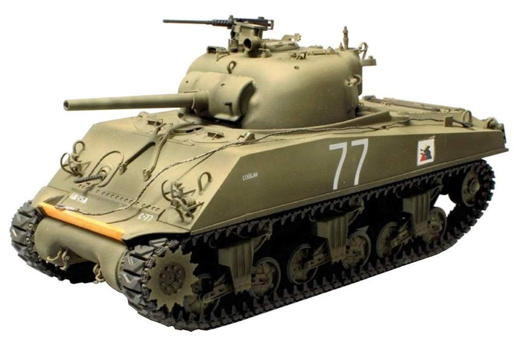 Asuka Model 1/35 US Army M4A3 75mm Late Model Cougar Plastic Model 35046