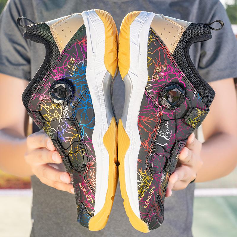 

Men s and women s badminton shoes are breathable, comfortable and wear-resistant, lightweight and shock-absorbing, tennis sports shoes, 35 чёрный