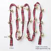 Elegant Design Bell String Christmas Ribbon Velvet Decorations