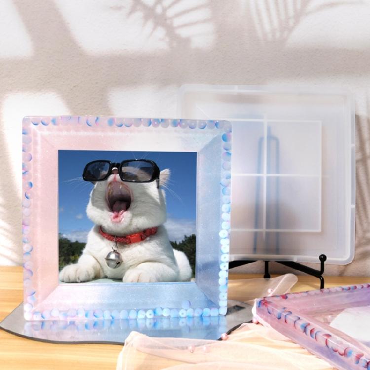 Large Photo Frame Silicone Mold Square Picture Frame Mold for DIY Crafts Making