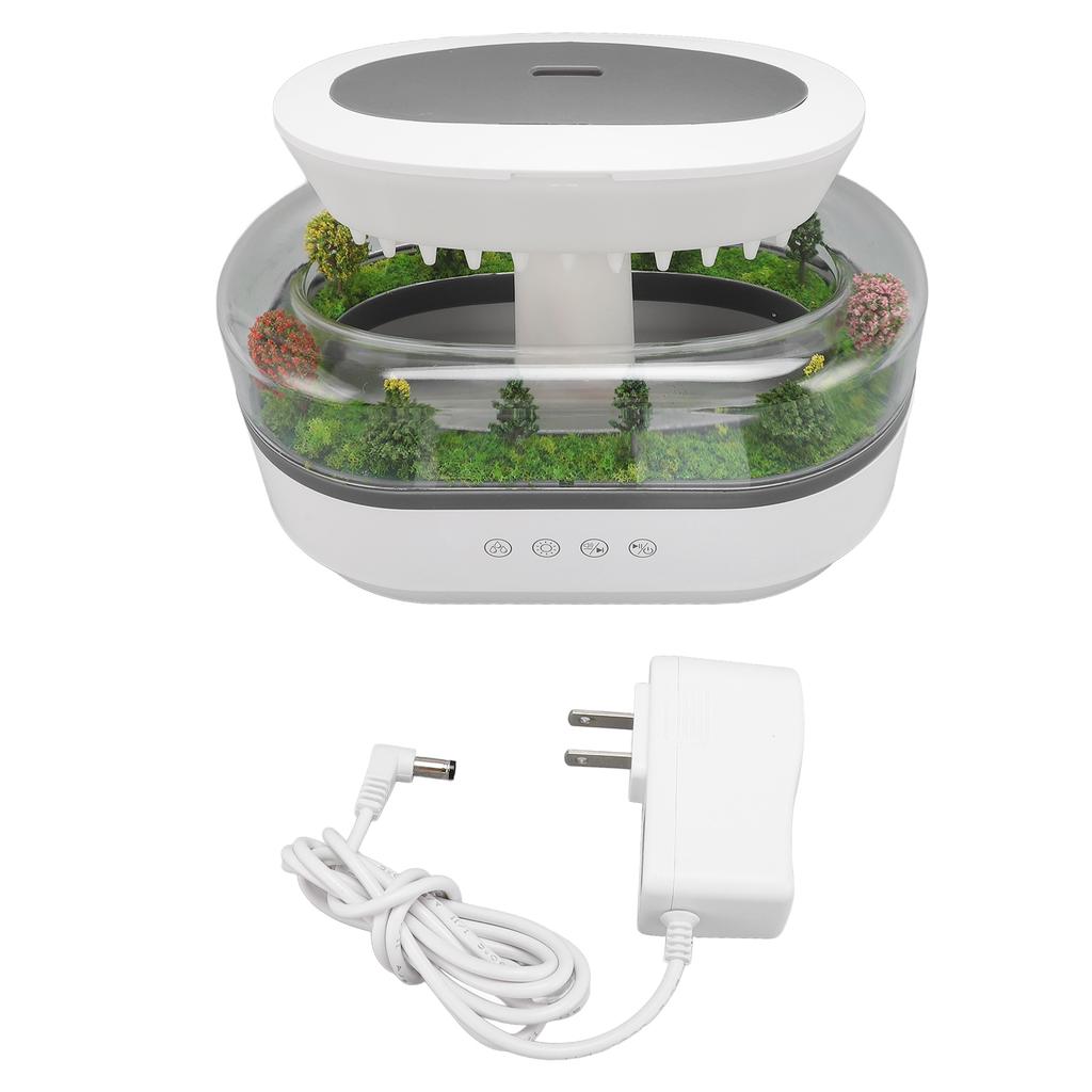 Mist Humidifier 7 Colors LED Lights ABS PP Essential Oil Diffuser Auto Shut Off 250ml Safe Quiet Multifunctional for Bedroom