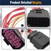 Car HID Xenon Headlight 10 To 14 Pin Connector Adapter For 1J0973835 1J0973737 Car Accessories-M53K