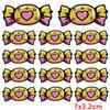 10pcs Cute Cartoon Embroidered Patches Diy Pudding Donuts Ice Cream Doodle Stickers Iron On Patches For Clothing Decoration 