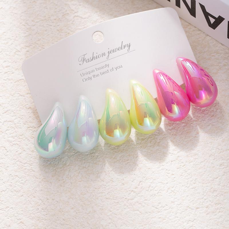 Earrings Fashion Colorful Cartoon Bear Earrings Soft Cute Girl Gummy Candy Earrings