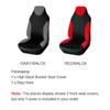 Racing Style Integrated Front Bucket Seat Cover Flat Cloth Auto Accessories Universal For For lada-LARGUS