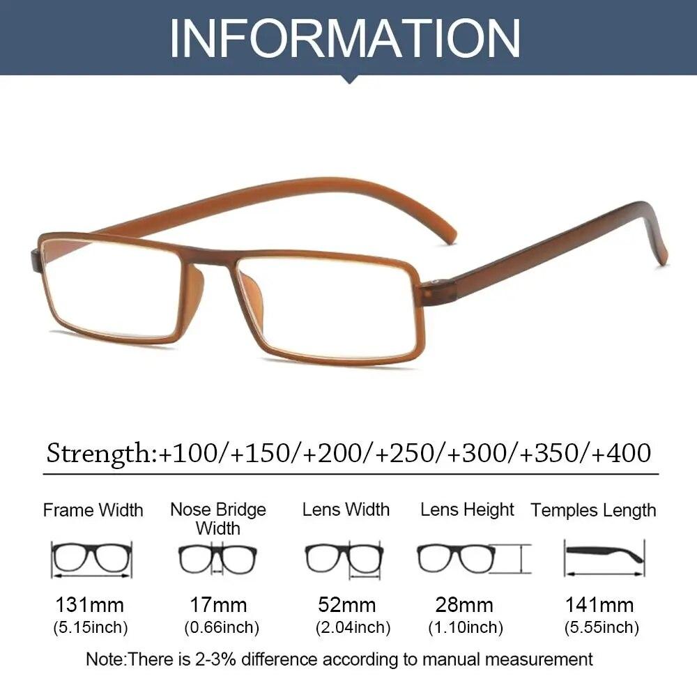 TR90 Blaulichtfilter Lesebrille Ultraleicht Augenschutz Herren Damen Elegant Bequem Brille +100~+400