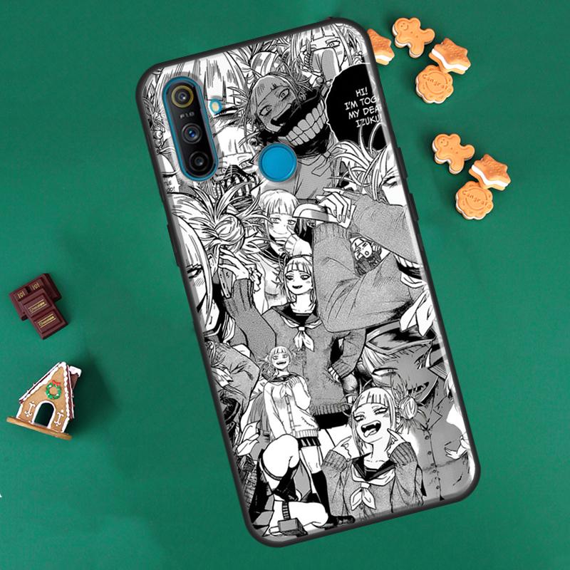 Carcasă anime Himiko Toga pentru OnePlus 10 Pro 9 Pro 8T 9R Nord2, pentru Realme 8i 9i 8 Pro C21 GT Neo 2 Master