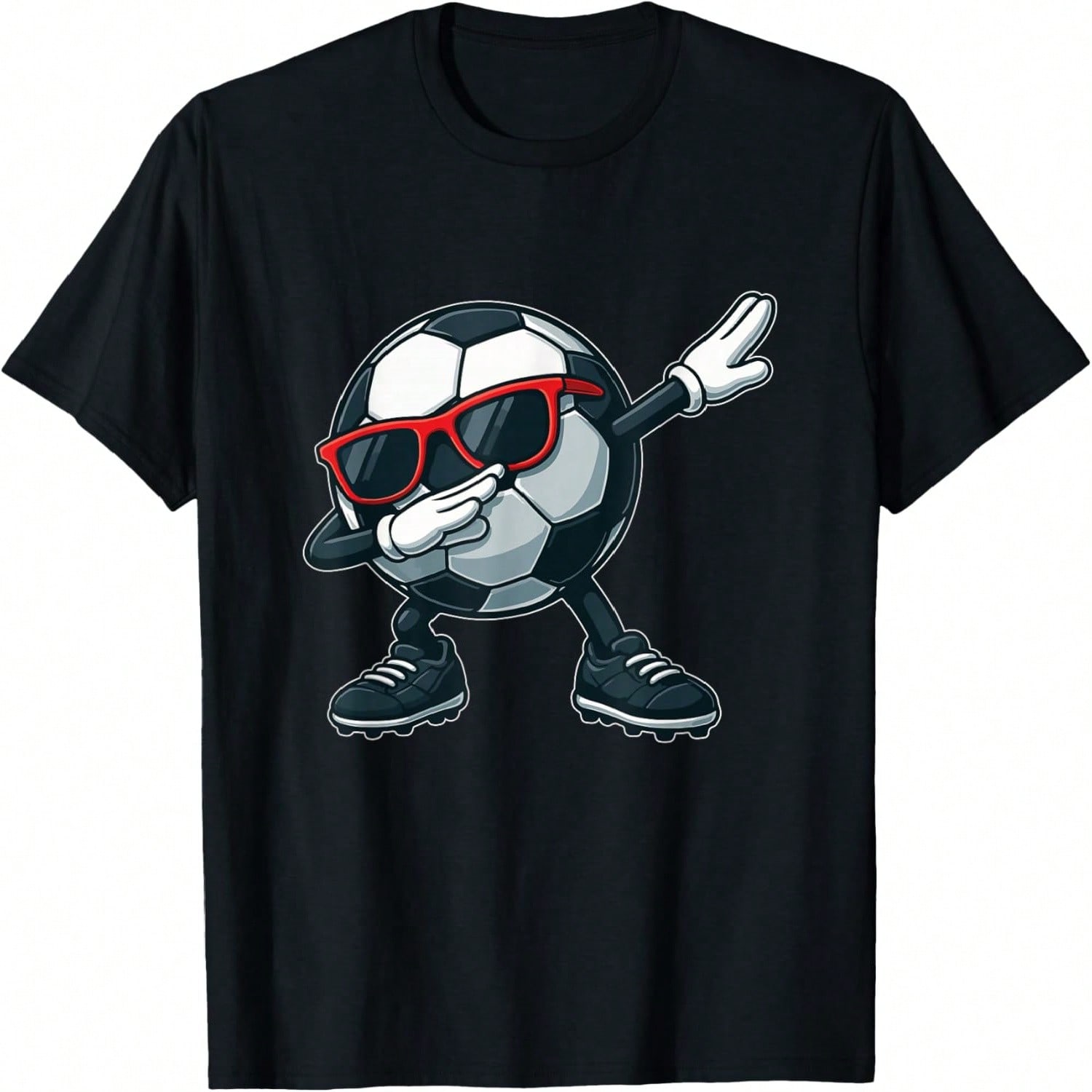 Funny Dabbing Soccer Shirt For Boys Men Women Sports Player T-Shirt S разноцветный