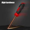 Slotted/Crossed Magnetic Screwdriver With Corrosion Resistant Alloy And Comfort Grips Handle