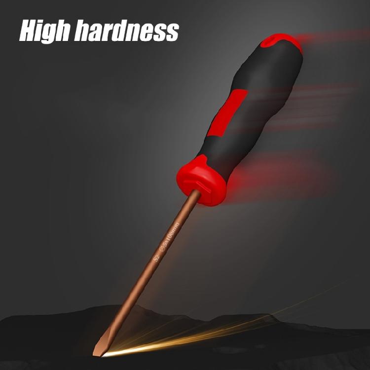 Slotted/Crossed Magnetic Screwdriver With Corrosion Resistant Alloy And Comfort Grips Handle