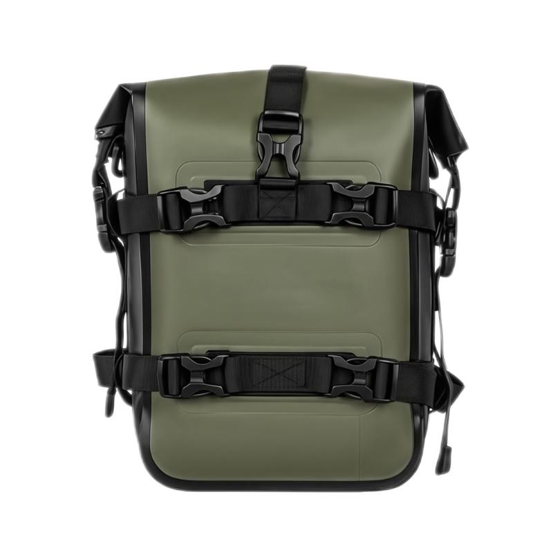 Water Resistant Motorcycle Saddlebag Featuring 20L Capacity And Easy Installation For Long Trips