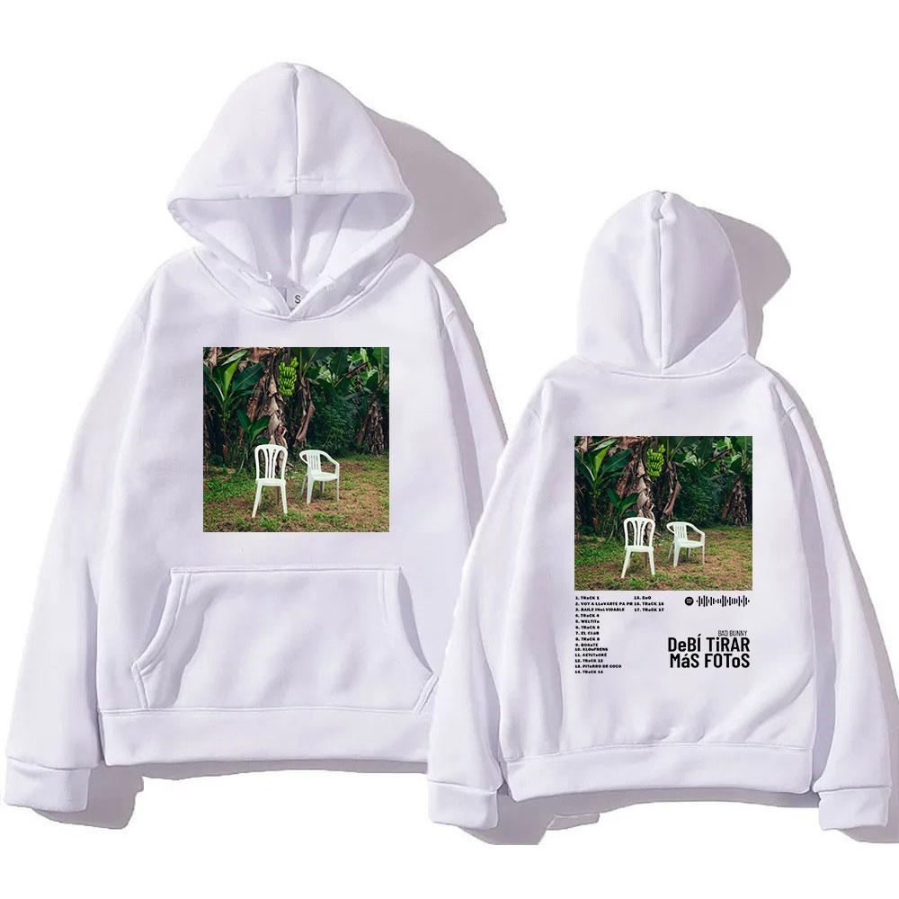 BAD BUNNY 2025 Album Debí Tirar Más Fotos Hoodie Herren/Damen Hoodies Harajuku Ästhetik Winterkleidung Fleece Pullover Sweatshirt
