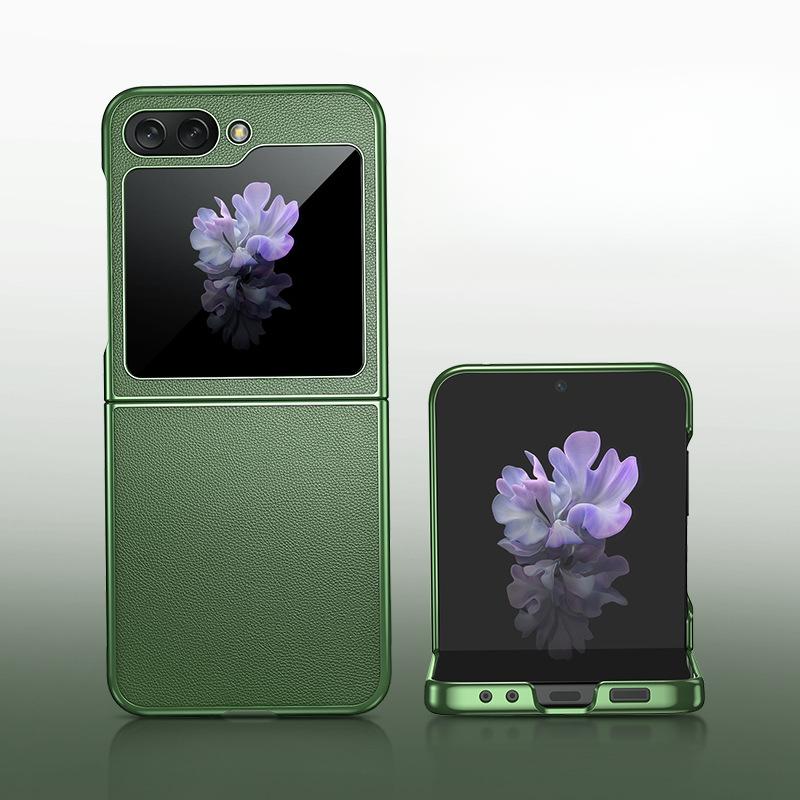 

Гальваническое покрытие из гладкой кожи подходит для чехла для мобильного телефона Samsung Zflip5, складная откидная крышка, ультратонкий 5-го поколения, полная защита от падения, Fold5 samsung fold3