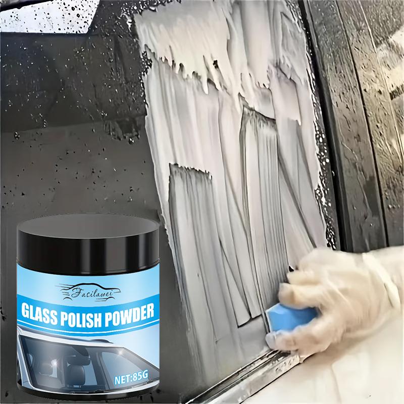 Glass Polishing Powder - Professional Scratch Repair Polish for Cars, Bathrooms and Mirrored Surfaces - Restores Clarity Fast