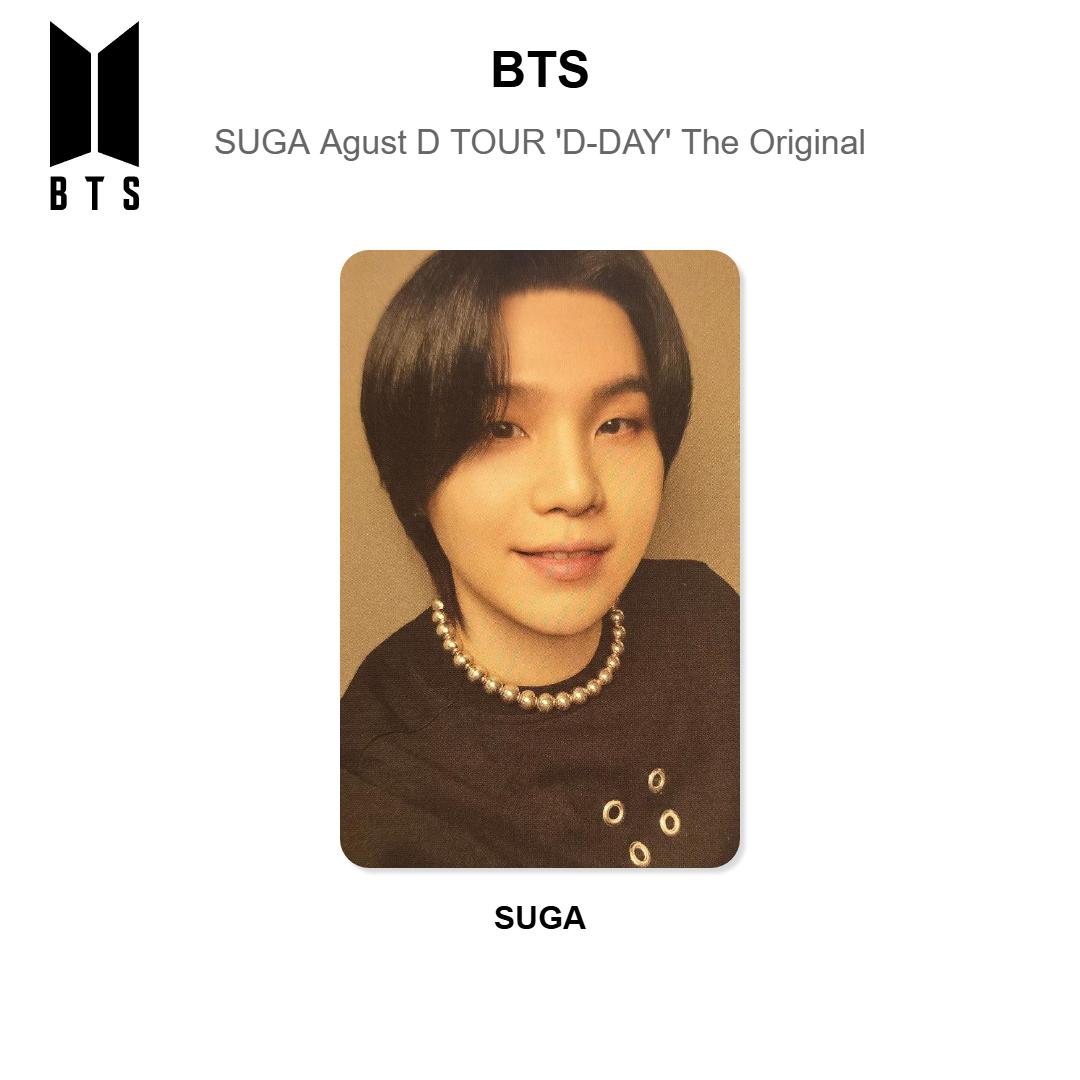 BTS SUGA | Agust D TOUR D-DAY The Original Official Photocard SUGA 02