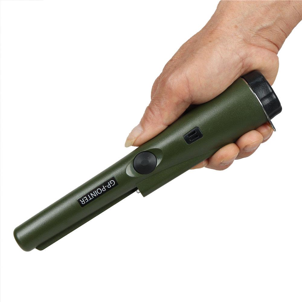 Semi-Waterproof Handheld Metal Detector - Orange, Green, Black, Blue Pinpointer