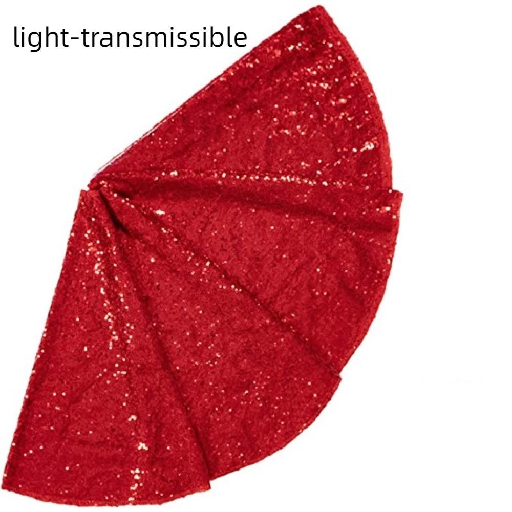 60/90/120cm Sequins Christmas Tree Skirts Glitter Xmas Tree Foot Cover Christmas Tree Mat Birthday