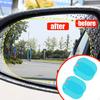 4 Pieces Car Rearview Mirror Rain Film Waterproof Easy Installation Anti Fog Side View