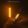 Flowing Turn Lights 12V Motorcycle 24 Leds Scanning Directonal Signal Lamp For Honda Chopper Kawasaki Yamaha Ducati Buell