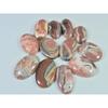 19-26MM 251Cts. Natural Rhodochrosite Oval Cabochon Loose Gemstone 12Pcs Lot C-887
