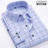 Men Dress Shirt Mens Business Casual Stripe Button Down Shirts Brand Clothing Slim Fit Long Sleeve Camisa Masculina M-5XL NS5561