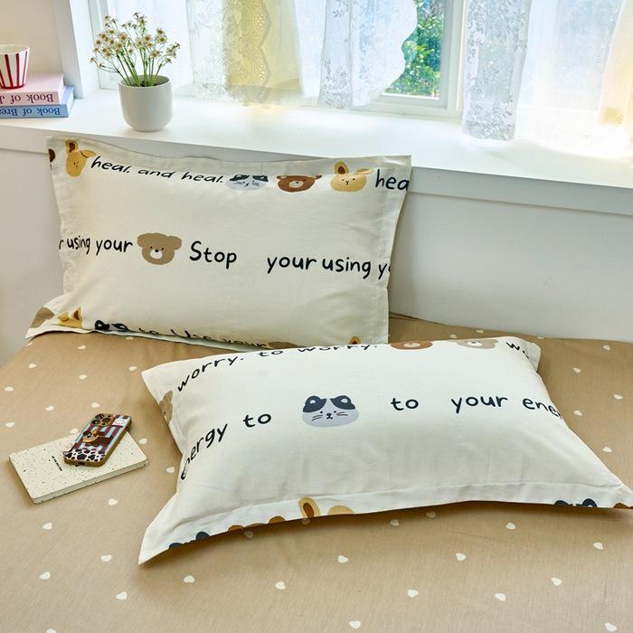 2025 Fresh Floral Print Pure Cotton Pillowcase - All-Cotton Series