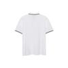 EMPORIO ARMANI Polo Shirts Men's White Polo Collar Moderate Straight Fit 3K1FA4-1JPTZ-168