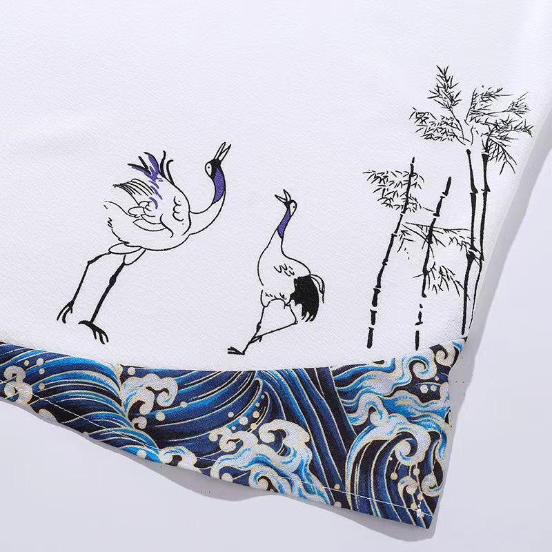 (Shirt + Trousers) Summer Shirts Men Fashion Cotton Shirts Men's Breathable Sets High Quality Shirts Two Piece Size