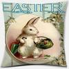 Cute Rabbit Series Pattern Pillowcase Square  Home Office Decoration
