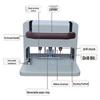Qiyan QY-6550A Adjustable Margin Electric 3-Hole Punch CN Plug (adapter Included)
