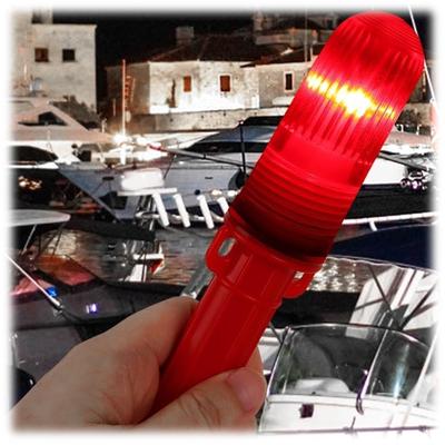 Energy Efficient 3V Fishing Light with Flashing Alerts Waterproofed Durability LED Fish Light for Marine Boats Safety