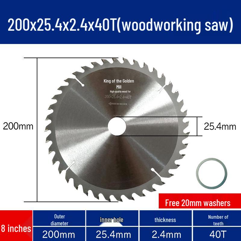 10-Inch Wood and Marble Diamond Saw Blade for Circular Saws