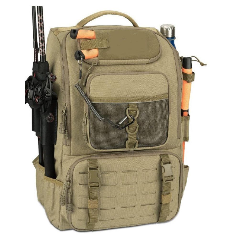 Large Capacity Fishing Tackle Backpack 40L Fishing Gear Storage Bag Fishing Bag  Fishing Equipment
