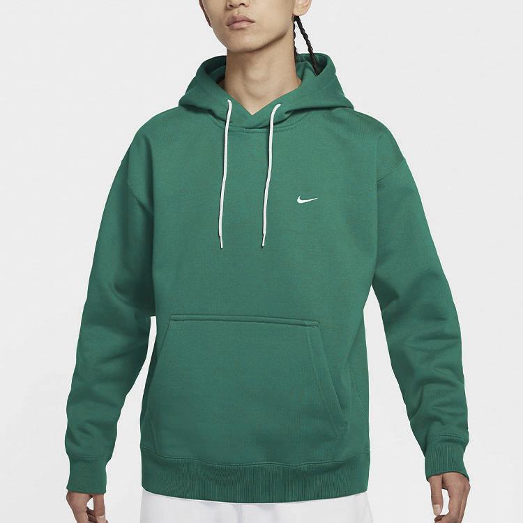 Nike Lab Solo Swoosh Fleece Hoodie (Asia Sizing) Mystic Green Men Streetwear DA0316-340