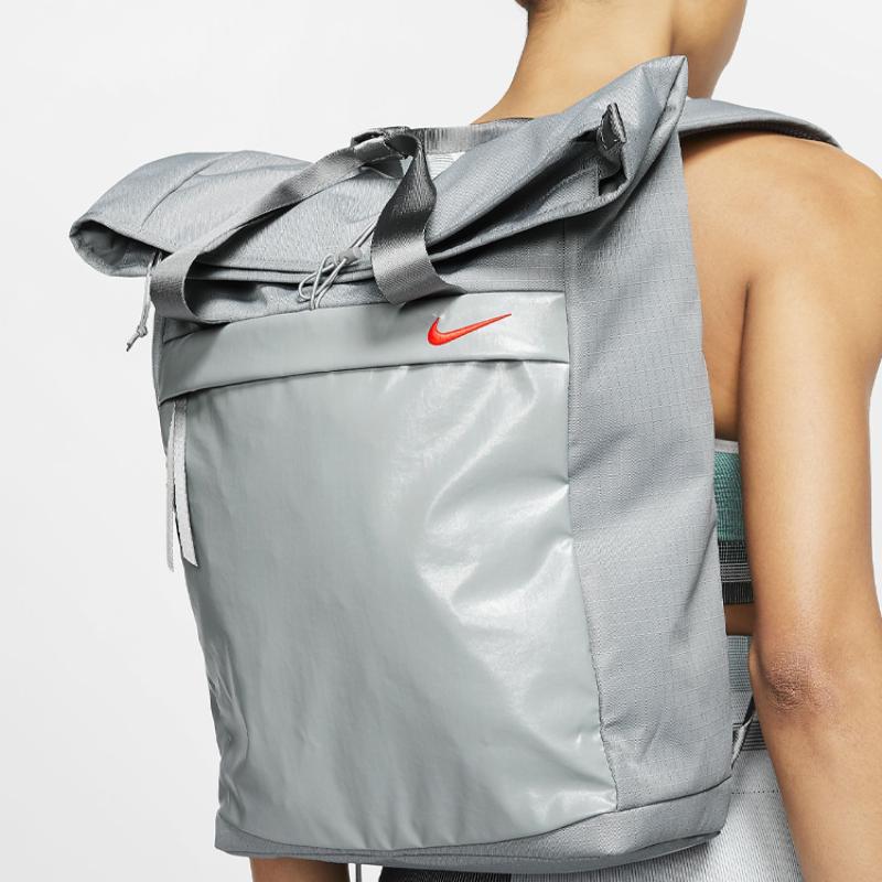 Nike Polyester Backpack Regular Unisex Gray Casual BA6173-073