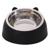 Stainless Steel Cat Bowl and Dog Bowl Double Bowl Protection Cervical Cat Bowl Slant Mouth Hot Selling Pet Food Bowl Supplies