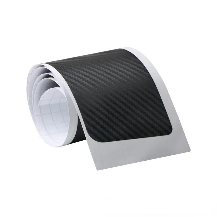 Universal Car Rear Bumper Protector Trunk Door Entry Guard Sill Protection 3D Sticker Carbon Fiber PVC Edge Protector Accessorie Interior Mirrors 6
