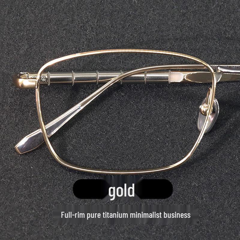 Men's Ultralight Japanese Titanium Photochromic Glasses Frame for High Prescription