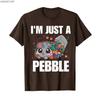 I'm Just Pebble Funny Cute Dandy Pebble T-shirt For Men Women 100% Cotton T Shirts Short Sleeve Tops