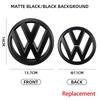 For VOLKSWAGEN VW Car Front Grill Badges Rear Trunk Emblem Lid Covers Logo Sticker For VW Volkswagen Golf 6 Golf6 MK6 GTI