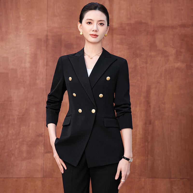 Women's Double-Breasted Suit Set