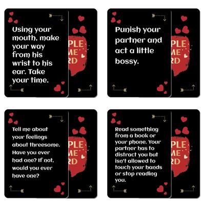 50pcs Romantic Couple Game Cards for Date Nights & Anniversaries, Fun Conversation Starters for Couple