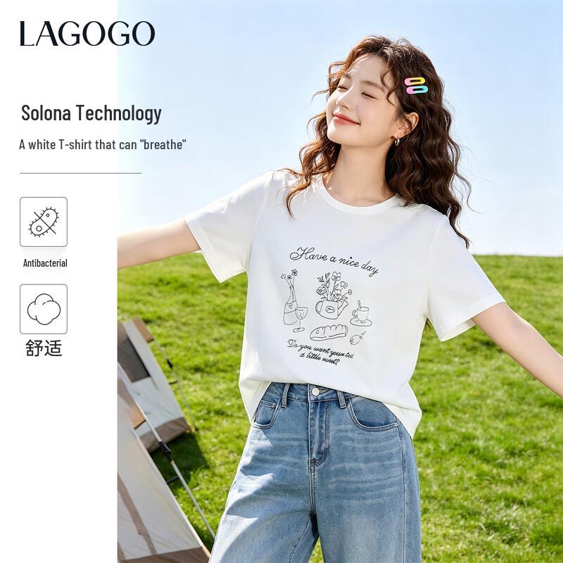 LAGOGO Women s Casual T-Shirt XL