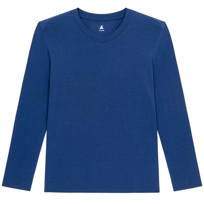 

Мужская хлопково-модальная рубашка Tongniu с V-образным вырезом и длинным рукавом 2XL (180/105)