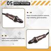 Oxygen Sensor 89467-52170, 1 pc, ABS+Metal, Color: As shown.