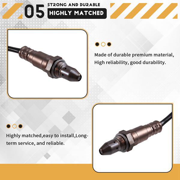 Oxygen Sensor 89467-52170, 1 pc, ABS+Metal, Color: As shown.