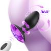 360 Rotation Anal Plug Vibrator Butt Plug mit Fernbedienung Männer Prostata Massager Buttplug Erwachsene Sex Spielzeug für Frauen Männer Homosexuell
